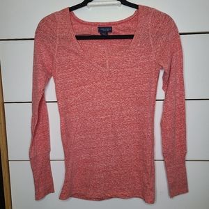 AE V neck long sleeve